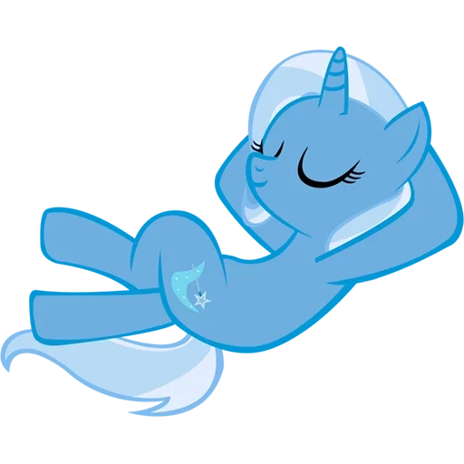 pony, trixie mlp, the pony trish, blue blue pony, pony dummy regenbogen