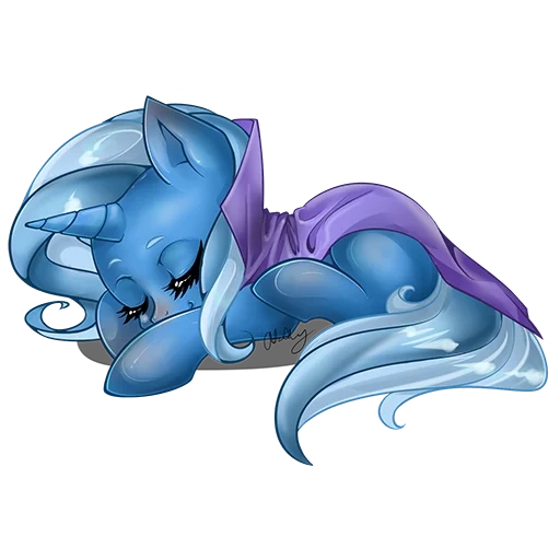 trixie mlp, mlp trixie sad, pony trixie raft, pony trixie sta dormendo, my little pony trixie