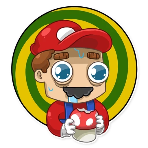 mario, gioco, mario chibi, super mario