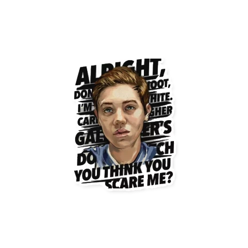 shameless, carl gallagher, dylan o brian, whatsapp tak tahu malu, stiker tak tahu malu