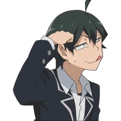 аниме, хикигая хачиман, hikigaya hachiman, хикигая хачиман мемы