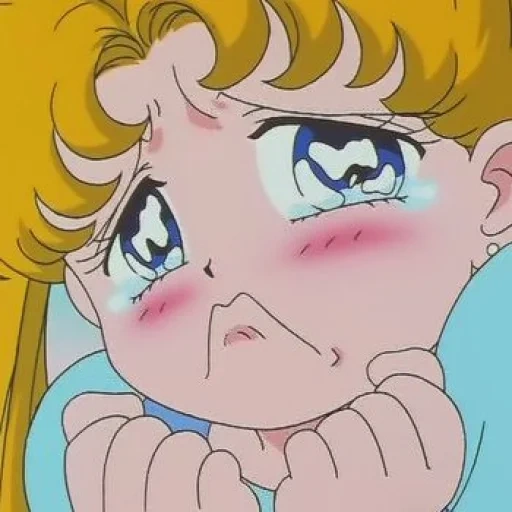 sailor moon, anime merlot gate, sailor moon anime, saylormun bunny tsukino pleure, saylormun usagi tsukino pleure