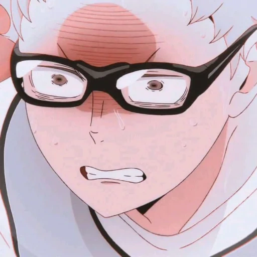 tsukishima, tsokishima, tsukishima kay, kay tsukishima, tsukishima de vôlei de anime