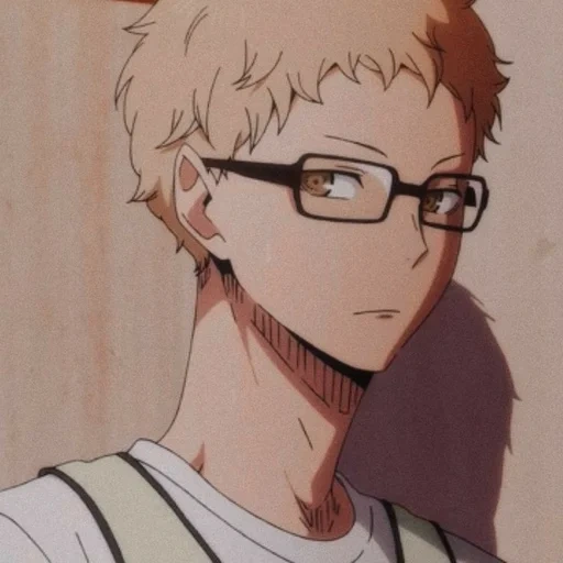 tsokishima, tsukishima kay, anime voli tsukishima, anime voli tsukishima, tangkapan layar voli tsukishima