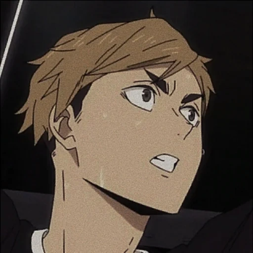 haikyuu, atsumou miye, anime creative, personnages d'anime, volleyball anime personnage
