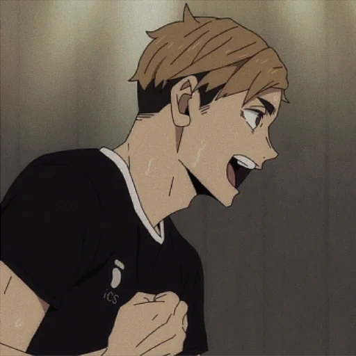 haikyuu, figura, animação de voleibol, papel de animação, vôlei personagem anime