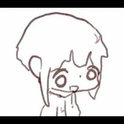 chibi, anime, sketsa chibi, gambar anime, chibi dengan pensil