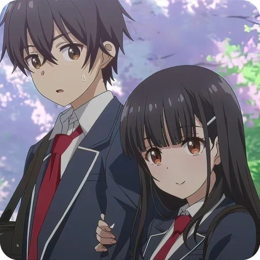 anime, anime, serie anime, anime di bell'aspetto, poster mamahaha no tsurego ga motokano datta