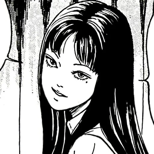 jovem, dzyunji, manga de menina, tomie junji ito, desenhos de garotas de anime