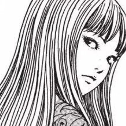 mujer joven, dzyunji, manga de anime, junji ito tomie, michel manga dzyunji