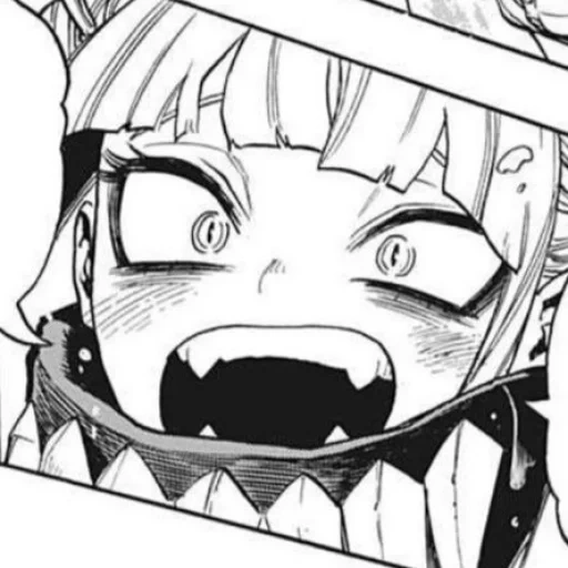 shimico toga, himiko toga, departamento de química akhgo, imagem de anime, ahegao my hero academia