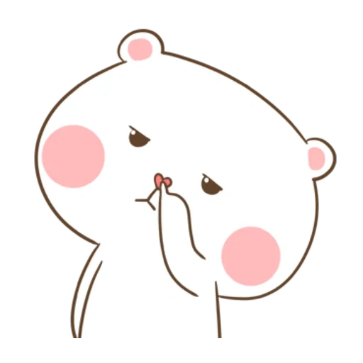kawaii, joke, puffy bear, cute drawings, tuagom puffy bear and rabbit