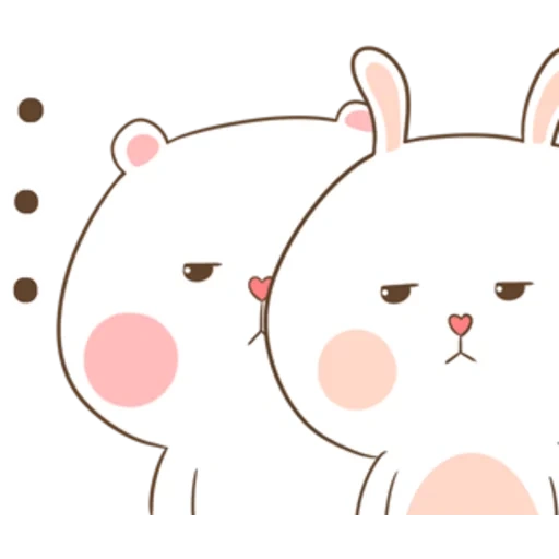 lovely, kawaii drawings, tuagom puffy bear, cute kawaii drawings, tuagom puffy bear and rabbit