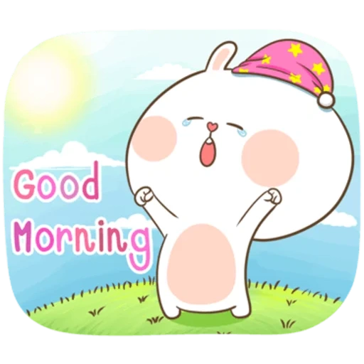 милые рисунки, рисунки кавай, marshmallow couple, милый рисунок good morning, tuagom puffy bear and rabbit