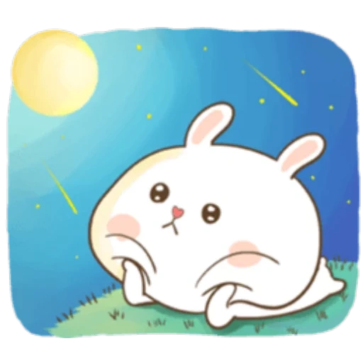 dibujos de kawaii, lindos dibujos de kawaii, encantadores gatos kawaii, lindos conejos de dibujos animados