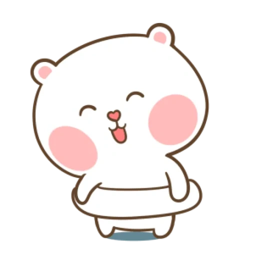 kawaii, kawaii drawings, marshmallow couple, cute kawaii drawings, tuagom puffy bear and rabbit