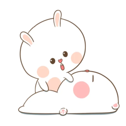 kawaii, kawaii drawings, cute drawings, tuagom puffy bear, tuagom puffy bear and rabbit
