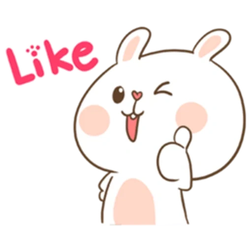 rabbit, funny, cute kawaii drawings, tuagom puffy bear and rabbit