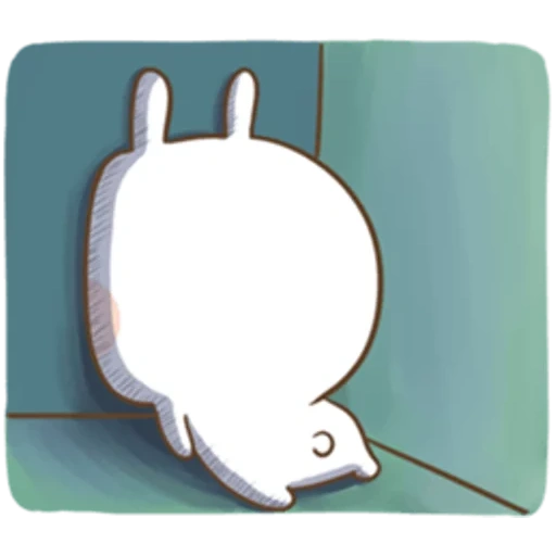 lapin, un joli motif, apple logo, bunny bear gif