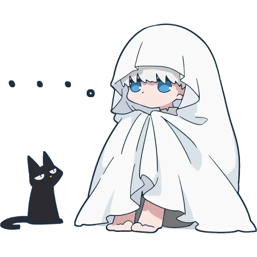 animação, imagem de anime, personagem de anime, fantasma tubaruru, animação fofa foto