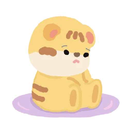 chat, animaux, le tigre est mignon, pompurin, les dessins sont mignons