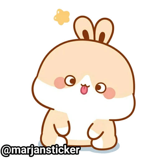 hangseed, cute bunny, chibi cute, molly rabbit, cute drawings