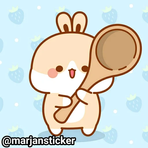 kawaii, clipart, brown frends, cute drawings, milk mocha bear