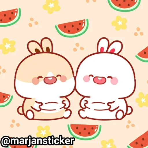 gambar lucu, gambar nyashny, telepon wallpaper kawaii, kelinci yang lucu, hewan adalah gambar lucu