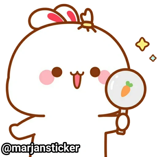 kawaii, clipart, gambar lucu, stiker kawaii, animado tuji yang cantik