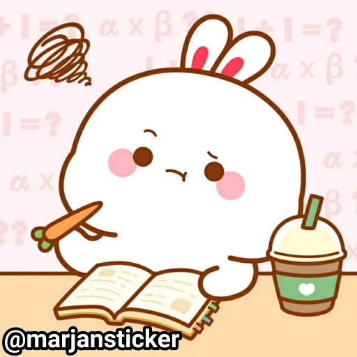 dessins mignons, dessins kawaii, les animaux sont mignons, extrêmement lapin, chers dessins sont mignons