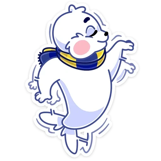 selo, fita de vedação, cartoon urso branco, urso polar de desenho animado, opções de mascote olímpico de 2014