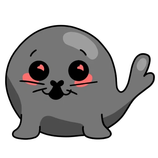 seal, seal cartoon, cartoon seal