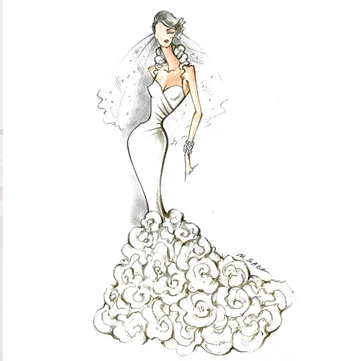 эскиз девушки платье, эскизы свадебных платьев, девушка платье карандашом, красивые платья карандашом, эскиз девушки длинном платье карандашом