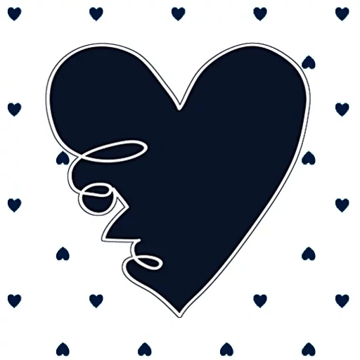 сердце, сердце черное, сердце силуэт, логотип сердце