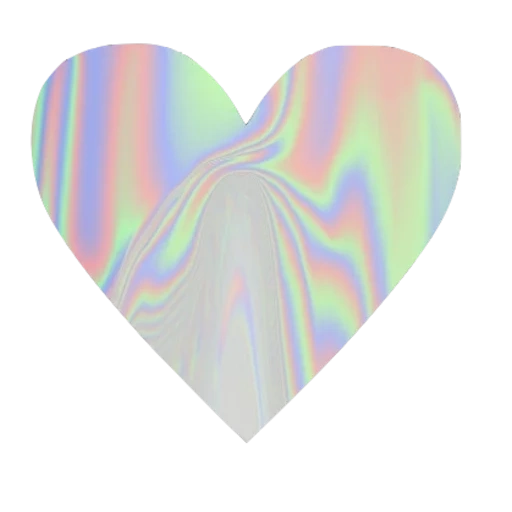 сердце, сердечки радужные, сердце пастельный, голографические сердечки, голографическое сердце прозрачном фоне