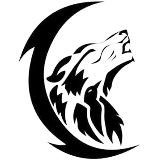 wolfsschablone, das emblem des wolfs, wolfszeichnung tattoo, tattoos ärger wolf, tattoo wolfstil