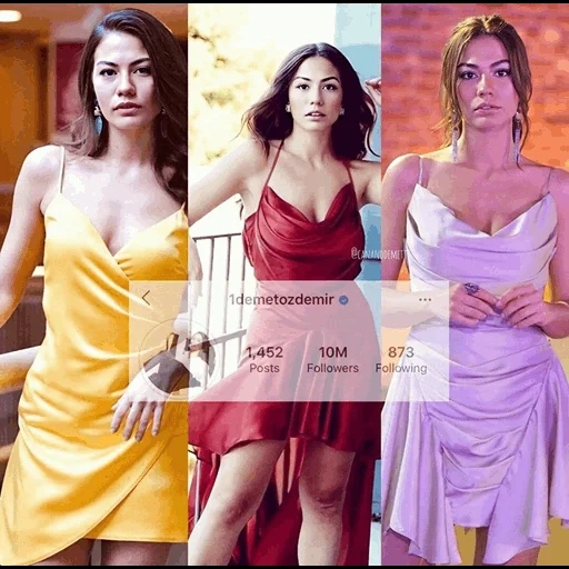 demet, lente de película, vestido demeter ozdemir, ropa 309 lale, vestido amarillo ozdemir