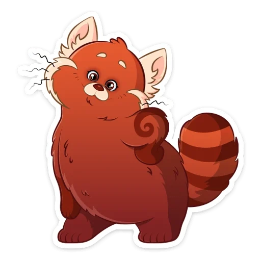 animation, red panda