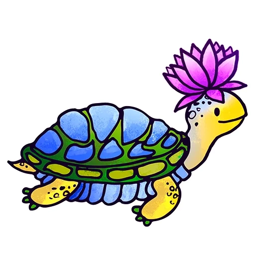 turtle, turtle, turtle illustration