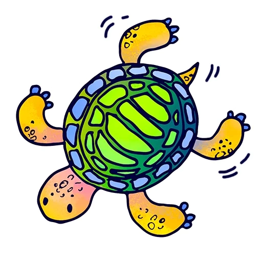 tortuga, ilustración de tortuga, patrón de tortuga de niños, tortugas dibujo de niños
