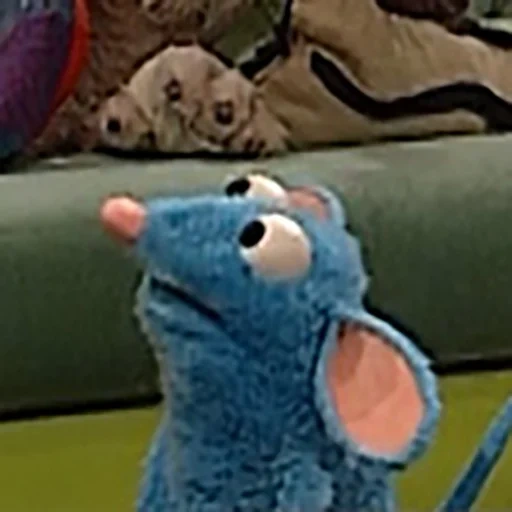 un juguete, animales divertidos, los animales son divertidos, big blue house mouse, ratón de la casa azul grande