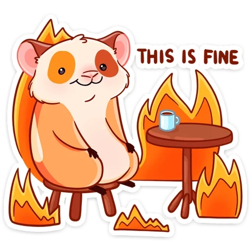 kepar, meong meong, this is fine