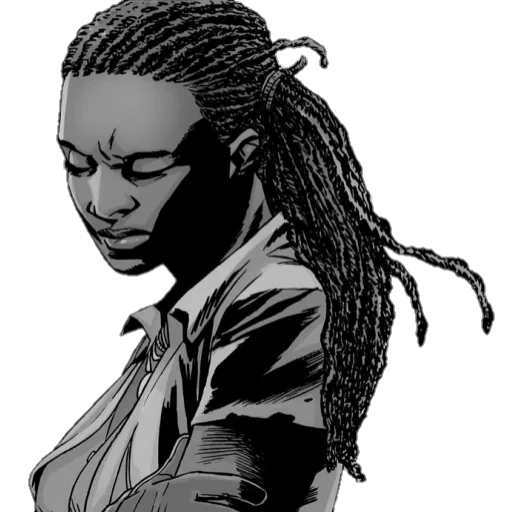 mishon, mishon comic, mishon walking dead comics, mishonn comic walking dead, morgan walking dead comics