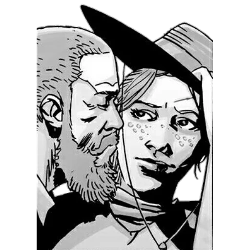 andre's walking dead comic, rosita walking dead comics, andrea walking dead comics, hurschel walking dead comic, andrea rick walking dead comics