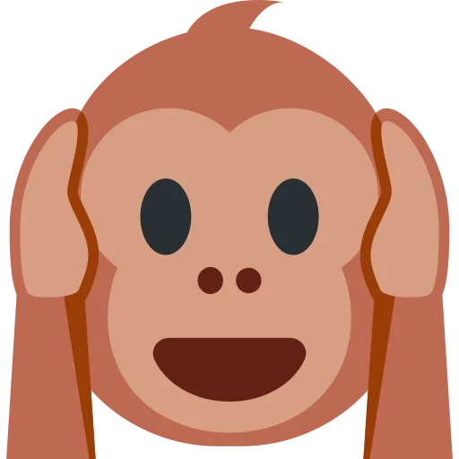эмодзи обезьяна, эмодзи морда обезьяны, обезьяна эмодзи дискорд, обезьяна эмоджи грустная, смайлик обезьянка закрытыми ушами