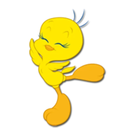 tweit, desenho animado de frango twiti, twiti frango, twitti canary, adesivo twitti