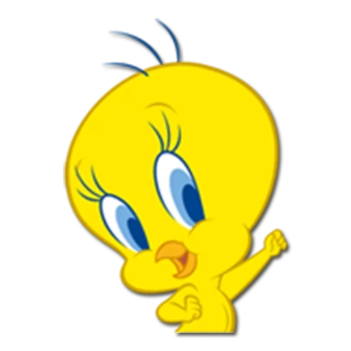 tweet stiker stiker, tweit, twrit canary, looney tunes, stiker tweet