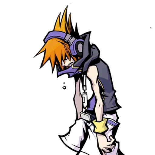 neku sakuraba, anime characters, characters anime drawings, the world ends with you, the world ends with you anime