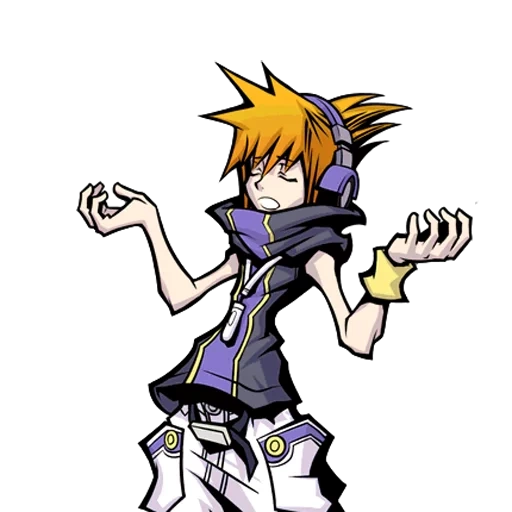 anime, neku sakuraba, the world ends with you, the world ends with you game, the world ends with you are characters