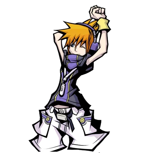 anime, characters, neku sakuraba, anime characters, the world ends with you game